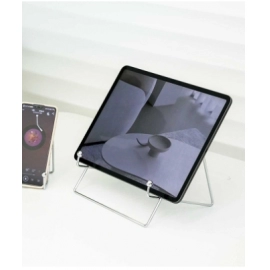 Metal bracket, flat sheet, vinyl record storage, desktop lazy support rack, wrought iron learning and reading rack