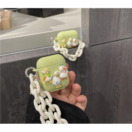 Funny and cute 3D duckling suitable for Apple Pro protective case Bluetooth Airpod S2 generation Pro2